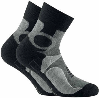 Rohner Trekking Quarter 2er Pack Socken grau