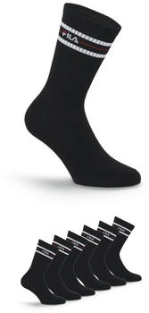 Fila LIFESTYLE PLAIN SOCKS 6-Paar schwarz