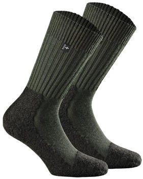 Rohner Socken 2er Pack grün schwarz