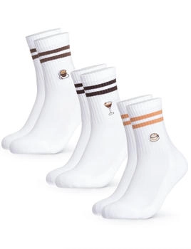 Occulto Socken 'Summer' weiß