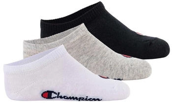 Champion Core 6pp Short Crew Socken hellgrau meliert
