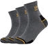 Camano Online Work Socks 9p 9700 dunkelgrau meliert