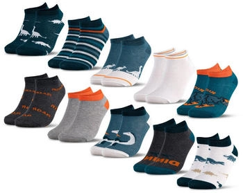 Occulto Kinder Sneaker Socken Motive 10er Pack Motivo
