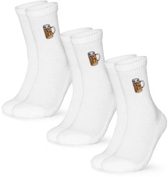 Occulto Socken 'Robin' orange weiß