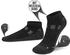 Normani Merino-Wolle Sneaker Socken schwarz