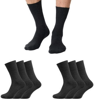 Nur Die Freizeitsocken Baumwolle anthrazitmelange