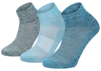 Lenz Performance Quarter Tech Socken grün blau