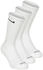 Nike Everyday Plus Cushioned Crew Trainingssocken 3er-Pack (SX6888) white