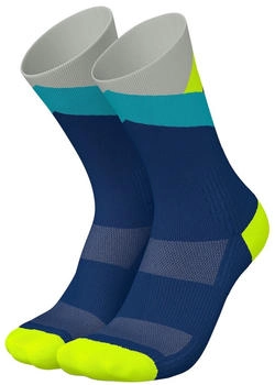 INCYLENCE Sportsocken 'TRAIL SUMMITS' neongelb