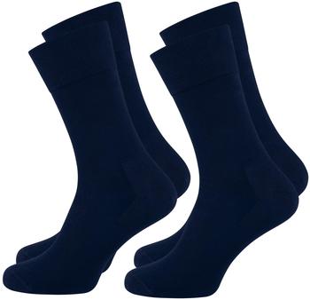 Nur Der 2er-Pack Bambus Komfortbund-Socken (487567) maritim