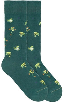Von Jungfeld Bio-Socken 'Frog' waldgrün