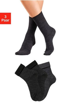 Lavana by Otto Socken grau schwarz meliert