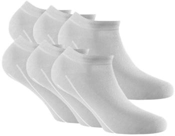Rohner Basic Uni Sneaker Socken Bambus weiß