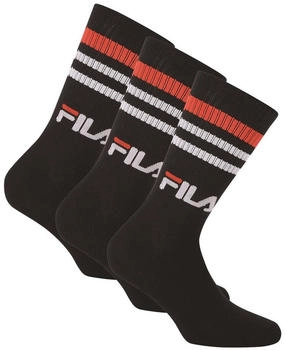 Fila Socken 3er Pack stretch schwarz