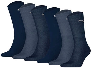 Puma Sport-Socken 6er Pack uni blau