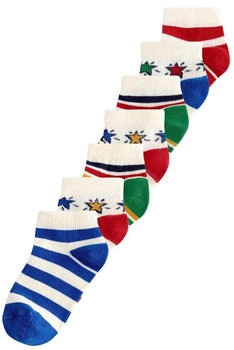 Next Fashion Sneakersocken hohem Baumwollanteil Rainbow Stripe Star