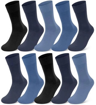 sockenkauf24 Socken 100% Baumwolle ohne Gummi Naht schwarz