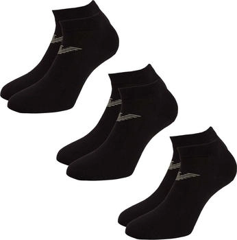 Emporio Armani 3-Pack Inside Socken schwarz