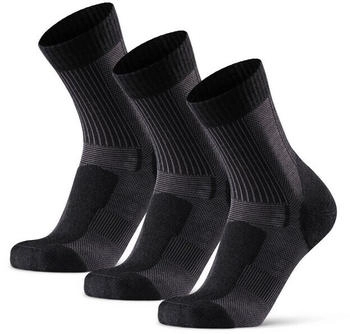 Danish Endurance hiking light wandersocken merino schwarz