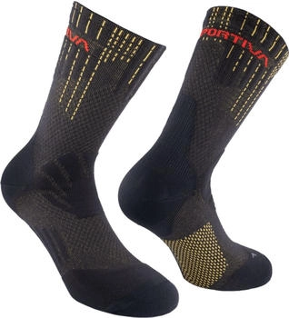 La Sportiva Endurance Trail Socks black yellow
