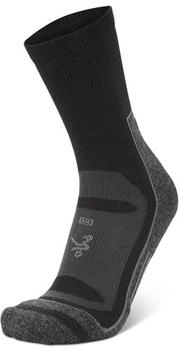 Balega Blister Resist Crew Laufsocken grau schwarz