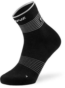 Lenz Wandersocken THINK ABOUT MERINO Outdoor Low schwarz weiß