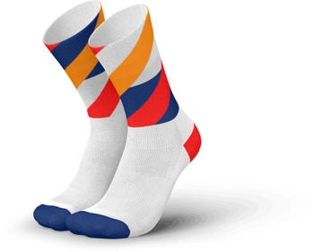 INCYLENCE Running Loops Laufsocken weiß blau inferno