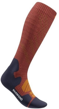 Bauerfeind Sports Merino Kompressionssocken granat