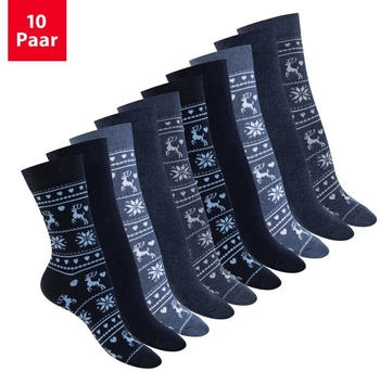 celodoro Motivsocken blau spektrum