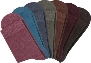 Lascana Basicsocken braun hellbraun olive ruby beere jeans petrol-melange