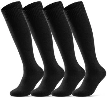 sockenkauf24 Kniestrümpfe Paar Thermostrümpfe Innenfrottee 22350 schwarz