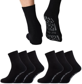Nur Die Freizeitsocken Stoppersocke Silikondruck schwarz