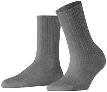 Falke Cotton Rib light greymel