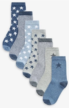 Next Fashion Socken blau grau weiß