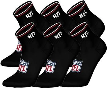 NFL NFL SHIELD Viertel Socken 6er-Pack schwarz