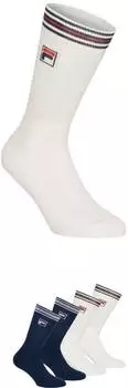 Fila Sportsocken Vintage Design navy weiß