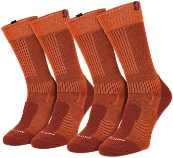 Black Snake Merino Trekkingsocken orange