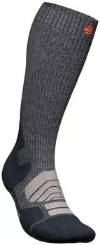 Bauerfeind Sports Merino Kompressionssocken Herren lava grey