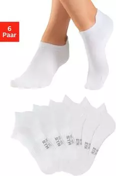 H.I.S Jeans Sportsocken 6-Paar weiß