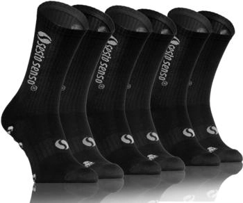 Sesto Senso Sportliche Kniestrümpfe Unisex schwarz