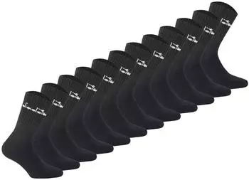 Diadora Tennissocken Logo schwarz