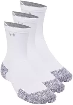 Under Armour AD Run Cushion 3er Pack Crew weiß