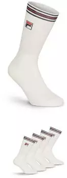 Fila Sportsocken sportliches Design Logodetail weiß