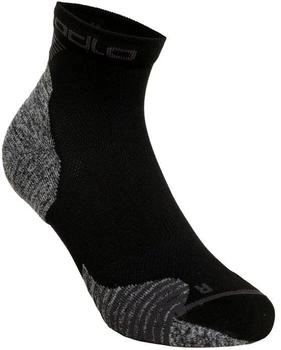 Odlo Chaussettes Medium Ceramicool schwarz grau