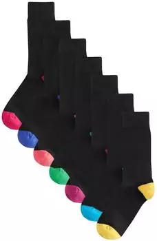 Next Fashion Kurzsocken 7er-Pack Rich Heel Toe