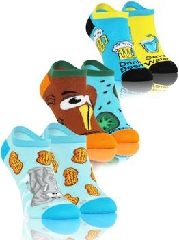 Sesto Senso Paar lustige Kurze Socken gemustert
