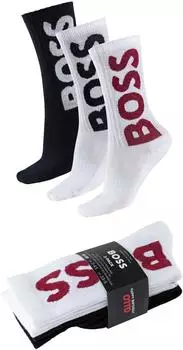 Hugo Boss Socken rot schwarz weiß