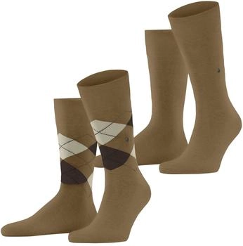 Burlington Socken EVERYDAY 2er-Pack brown sugar camel