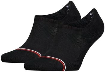 Tommy Hilfiger Unisex Füßlinge Schwarz 2er Pack (701228179)