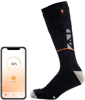Vulp&eacute;s HeatSock V1 Beheizbare Socken schwarz grau